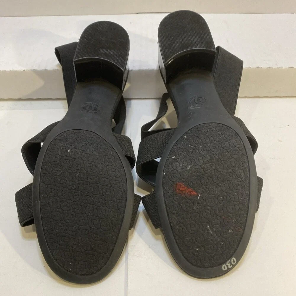 Etienne Aigner‎ Women's Strappy Wedge Sandal - Size 11 Black